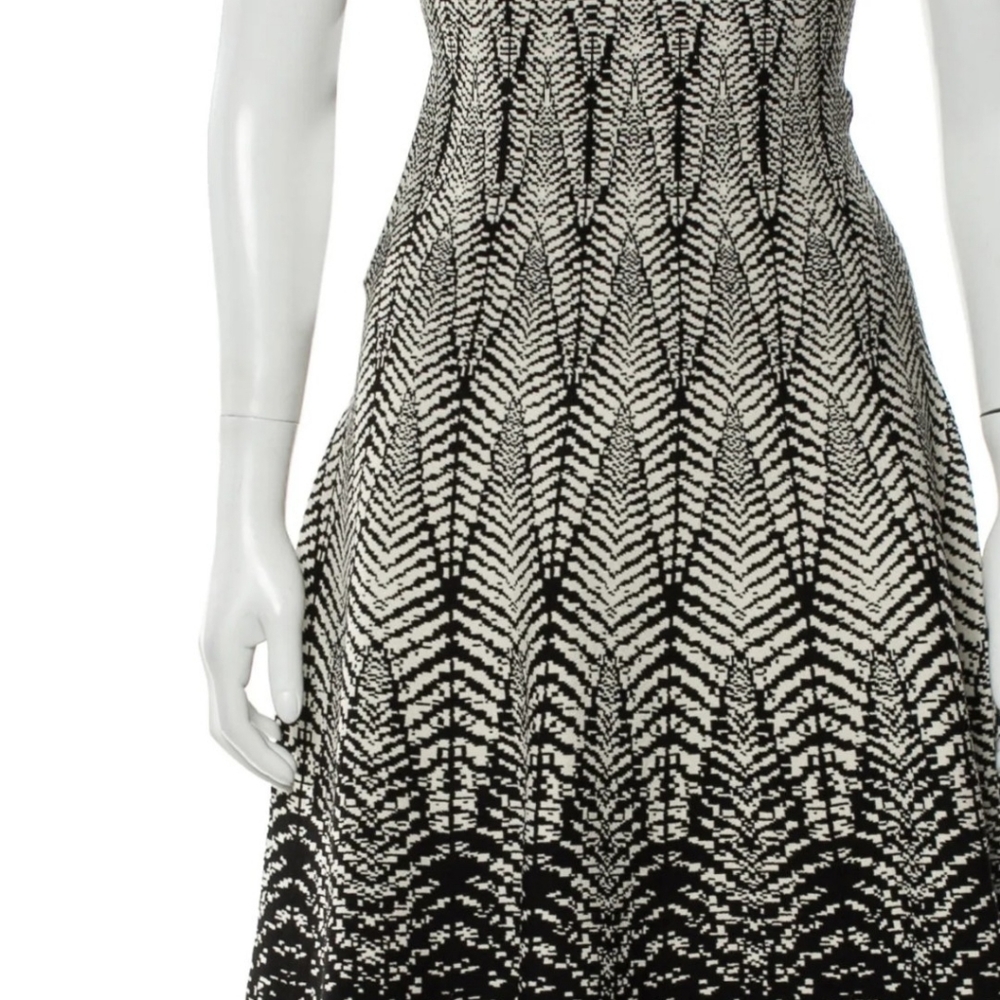 RONNY KOBO A-line dress with pleated accents NWT - Picture 3 of 4
